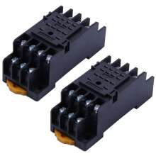 2X PYF14A DIN Schiene Power Relais Sockel Basis 14 Pin fuer MY4NJ HH54P MY4