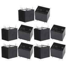 SONGLE 50 Pcs Relay 5 Pin SPDT SRA-12VDC-CL 12V Coil 20A Universal PCB New Black