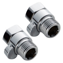 2X Quality Hand Shower and Bidet Flow Control Valve Bathroom Brass Valve Toilet Bidet Faucet Accessories