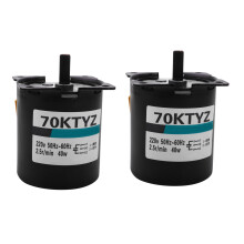 2X 220 V AC 40 W Niedrig Drehzahl Getriebe Motor 70KTYZ Permanent Magnet Synchron Motor Einstellbare Richtung Hoher Drehmoment GeräUscharmer Motor