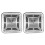2X Square Sink Strainer Plug Kitchen Sink Drain Mesh Stopper Basket Strainer Waste Plug Kitchen Appliances 1
