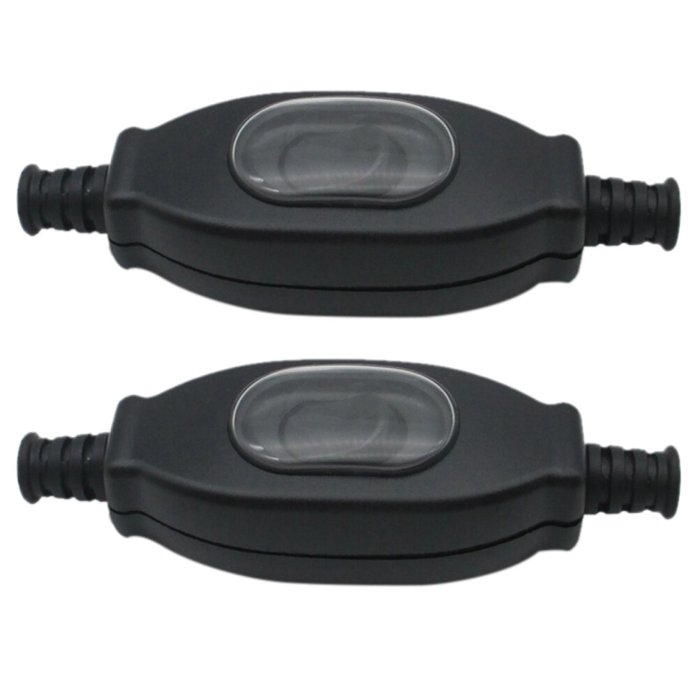 2X 3A 250V 8Mm Waterproof In Cord Ip65 Round Wire Silver Contact Double Cut Dust 6033967299860
