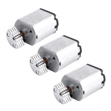 3X Dc1.5V-9V Motore Vibrante A Velocità di Uscita 0,08 A 3200 Rpm Micro, 18X15X12mm Argento