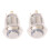 2X 3V Push Button  Doorbell Button  LED 12 mm Silver 1