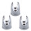3X Bathroom Hand Held Shower  Wall Mount Mounted Bracket Holder 24mm 1