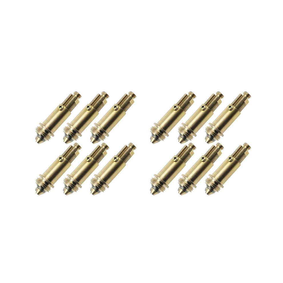 12 Pcs Sink Plug Replacement Basin Bath Waste Click Clack Spring Brass Plug Bolt For Kitchen Sink Bath Tub Drain Stopper 6034120169334