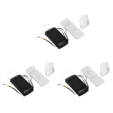 3X Kit Universel de Ventilateur de Plafond et de Télécommande Télécommandes de Minuterie Sans Fil