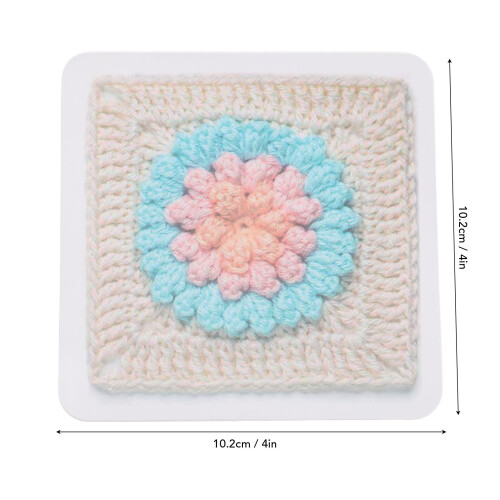 50pcs Granny Square Crochet Pattern Card Deck, Portable, Easy to Use 1
