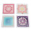 50pcs Granny Square Crochet Pattern Card Deck, Portable, Easy to Use 12