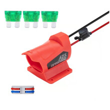 Adattatore per Batteria Power Wheel per Batteria per 12V M12 con Fusibile Calibro 14 per Camion DIY, Robotica, Giocattoli RC