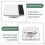 Tuya  ZigBee 3.0 Wireless Remote Control LED Display  Glass Touch  White EU Plug 5