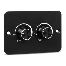 Interruptor de Intensidade de Luz LED 12V para RV, Dimmer de Luz LED PWM de 2 Vias para RV, para Trailers de Viagem, Veículos Náuticos, de