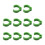 Coiled Hose Clips for  27mm Hoses, for  Dust Extractor and Sander 10 Pcs 2