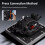 Mechanical Button  1/2Gang 1Way Light  Wall Electrical Socket TV CAT6 Socket Glass Panel 4