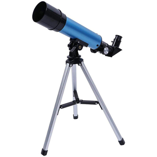 Kids Telescope 90X  Magnification Beginner Astronomical Scope with Foldable Tripod for Moon Viewing