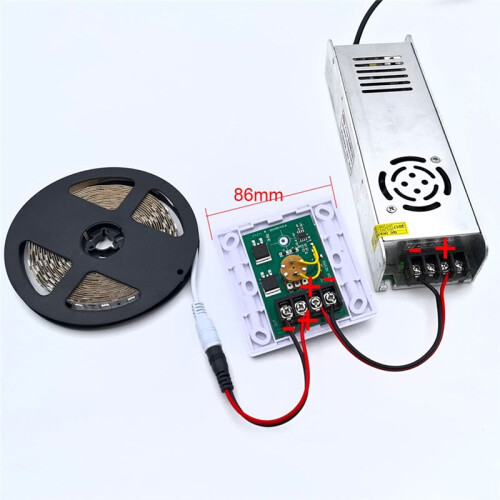 86 Type Wall Light LED Dimmer  Rotary Knob Dimmer  Adjustable Brightness Controller LED Light Strips 1