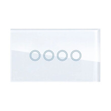 WiFi  Light  2500W 4 Gang Touch  with Neutral Wire  Life Control Via Alexa  Home D