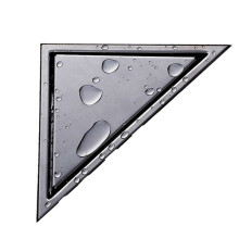 Bathroom Floor Drain Hidden Type Triangle Tile Insert Drainer Cover Waste Grates Shower Drains 304 Stainless Steel