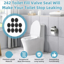 83143 Toilet Fill Valve Seal Replacement for Fluidmaster 242 and Models, Fluidmaster 200, 400 and 747 Models