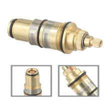 Brass Thermostatic Temperature Control Valve Shower Bar Mixing Bathroom Accessories for Home Renovation