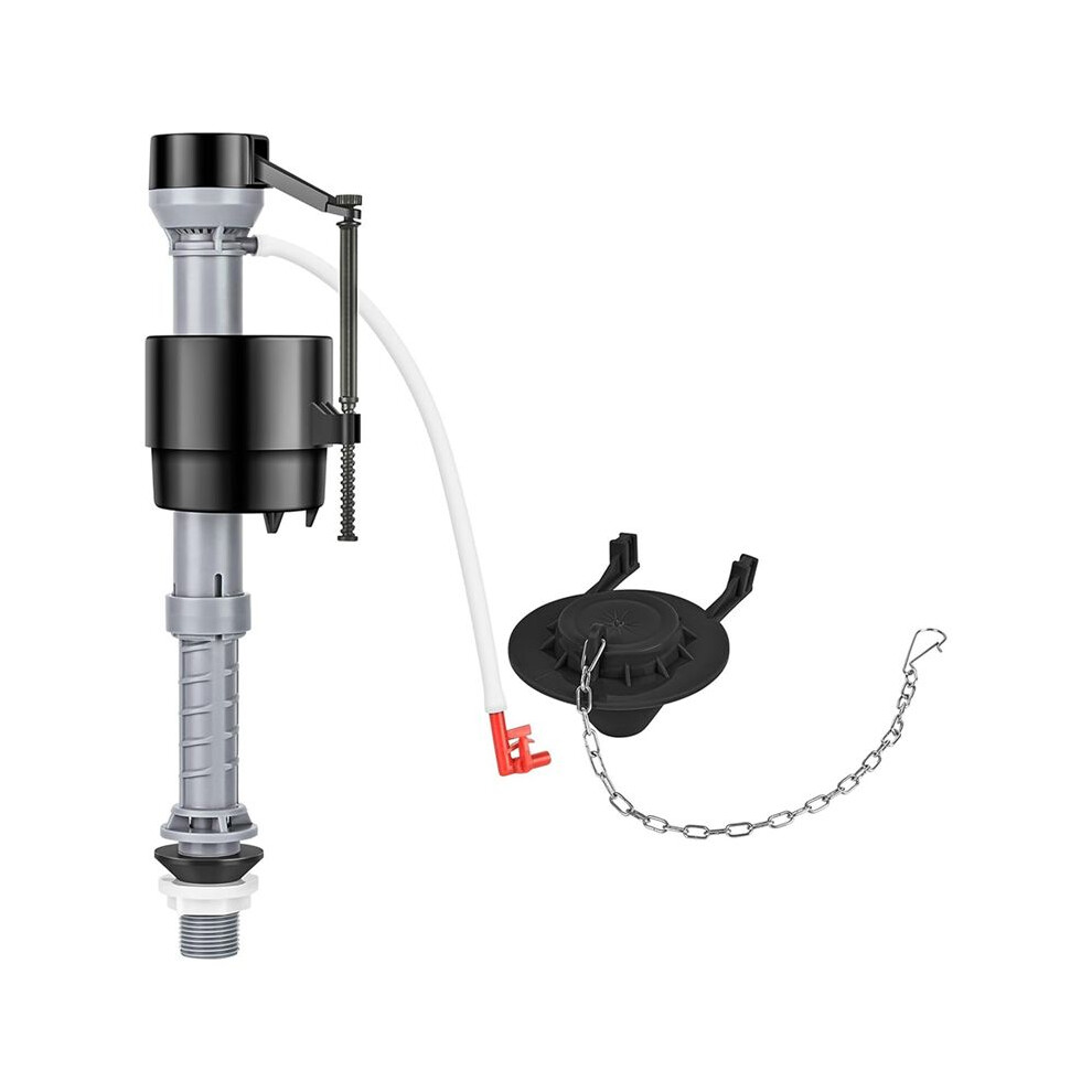 Universal Toilet Repair Kit For Inside Tank Includes Adjustable Fill Valve & 2-Inch Flapper Quiet & Easy Installation 4712708569104