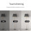 Tuya WiFi  Dimmer  US  Glass Panel Wall Touch   Life APP Control Works with Alexa  Home 3