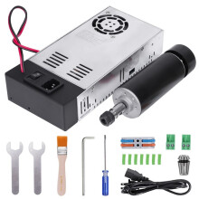 48V 500W Spindle Motor Kit 12000 RPM High Speed Motor Power Supply CNC Engraving Machine Modification Accessories