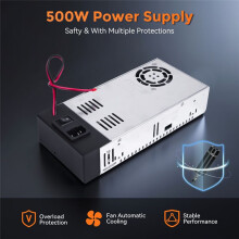 48 V  500 W Spindelmotor-Kit 12000 U/Min Hochgeschwindigkeitsmotor-Stromversorgung CNC-Graviermaschine Modifikationszubehör