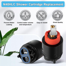 N40HLC Shower Cartridge Replacements, for RK7300-CART-3P and HL-40 Shower Cartridge,for Temp-Gard III Series