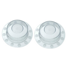2X Bathtub Overflow Drain Cover Suction Cup Seal Bathtub Stopper for Deeper Bath for Bathroom Overflow Drains