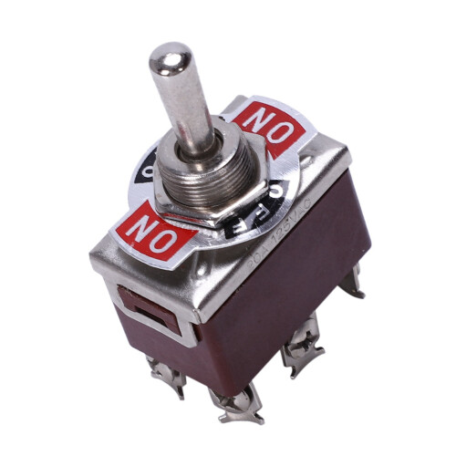 2X AC 250V / 15A 125V / 20A EIN / AUS / EIN 3 Position DPDT Taster Kippschalter 1