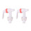 2X Spare Part Faucet Plastic Tap Drain Tap Dispenser White 1