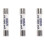 3X 1000V 500mA 6.3 x 32mm White Ceramic Fuse for Multimeter 1