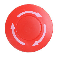 2X Red Mushroom Cap 1NO 1NC DPST Emergency Stop Push Button AC 660V 10A