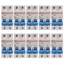 10X 2P 63A AC400V MCB Solar Photovoltaic (Pv) Solar AC Circuit Breaker