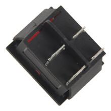 2X Red Light 4 Pin DPST /OFF Snap in Rocker 15A/250V 20A/125V AC 28x22mm