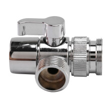 2X Wasser Hahn Ventil Umsteller Wasch Becken Ventil Wasserhahn Wasserhahn Splitter Adapter Haus Bad KüChe Umsteller