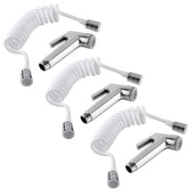 2X Handheld Shower Douche Toilet Bidet Spray Wash Jet Shattaf with Spring Hose