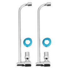 2X Dosenfueller Kuechenspuele Wasserhahn Wok Wasserhahn Wandmontage Dosenfueller Wasserhahn (300mm)