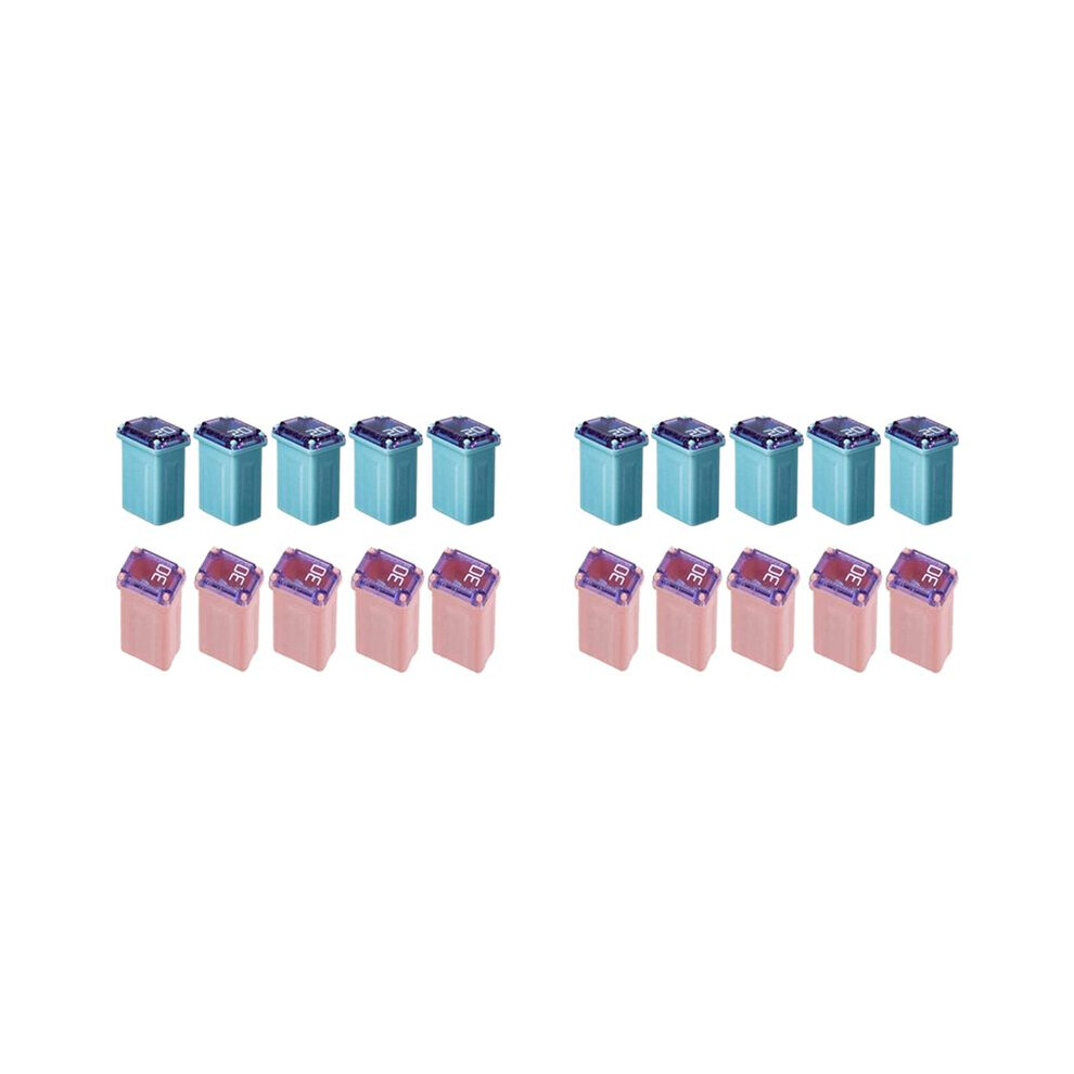 20 Pcs Of 20Amp 30Amp Miniature Box Fuses Fmm Mcase Type Fmm Maxi Fuses ("Low Blow") 6033968576915