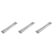 3X Scarico Un Pavimento per Doccia Lineare Rettangolare Scarico Un Canale di Drenaggio Lineare Lungo per Pavimento da Cucina da Bagno 'Hotel 20 cm