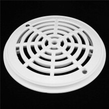 3X 8-Zoll Schwimmbad Haupt Abfluss Abdeckung Das Obere Gitter Boden Montage Platten Weiße Ersatz Abfluss Abdeckung für Das Schwimmbad Abfluss