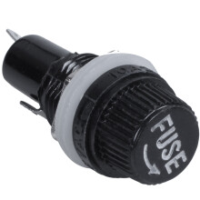 20Pcs 10A AC 250V 5mm x 20mm Panel Mounted Plastic Fuse Holder Socket