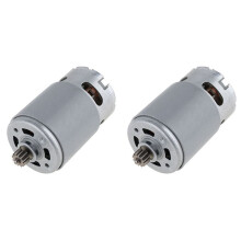 2X RS550 18V 19500 RPM Motor with Two-Speed 11 Teeth and High Torque Gear Box for Electric Drill/Screwdriver