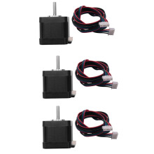3X 3D Printer Motors, Nema 17 Stepper Motor,40mm High Torque Bipolar Step Motor Kit, for 3D Printer Engraving