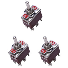 3X AC 250V / 15A 125V / 20A EIN / AUS / EIN 3 Position DPDT Taster Kippschalter
