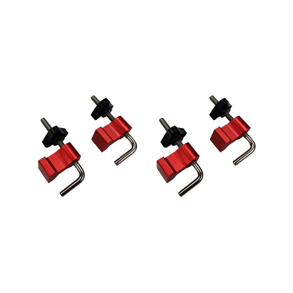 4Pcs L-Shaped Auxiliary Fixture Splicing Plate Positioning Plate Fixing Clip Carpenter's Ruler Fixture Woodworking Tools 4712875073183