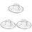 3X Stainless Steel Drainer Basin Filter Mesh Sink Strainer 3.5 Inch Top Diameter 1