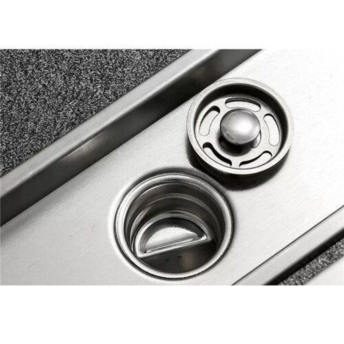 3X Rectangular Linear Shower Floor Drain Long Linear Drainage Channel Drain for Hotel Bathroom Kitchen Floor 20cm 2