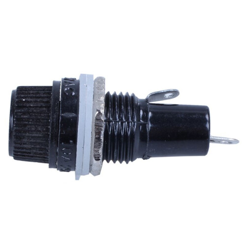 6pcs 12mm Thread with Welding Panel Mount Fuses Holder Socket for Fuses 5X20mm 1